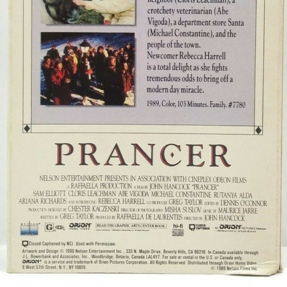 Prancer (VHS, 1990) 4783E1M - Picture 6 of 12